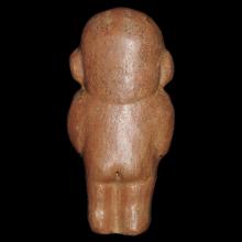 Hominoid terracotta figure